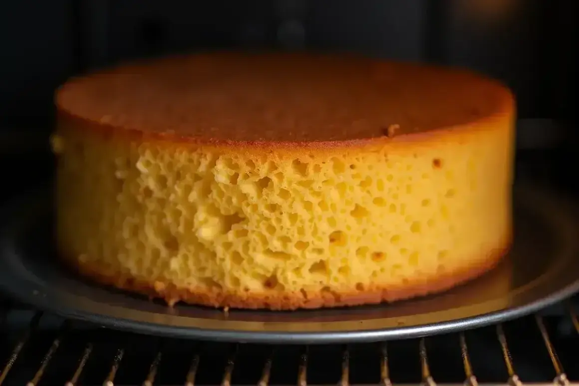 Puszysty biszkopt w piekarniku. Idealna temperatura, by piec biszkopt, to klucz do jego lekkości.